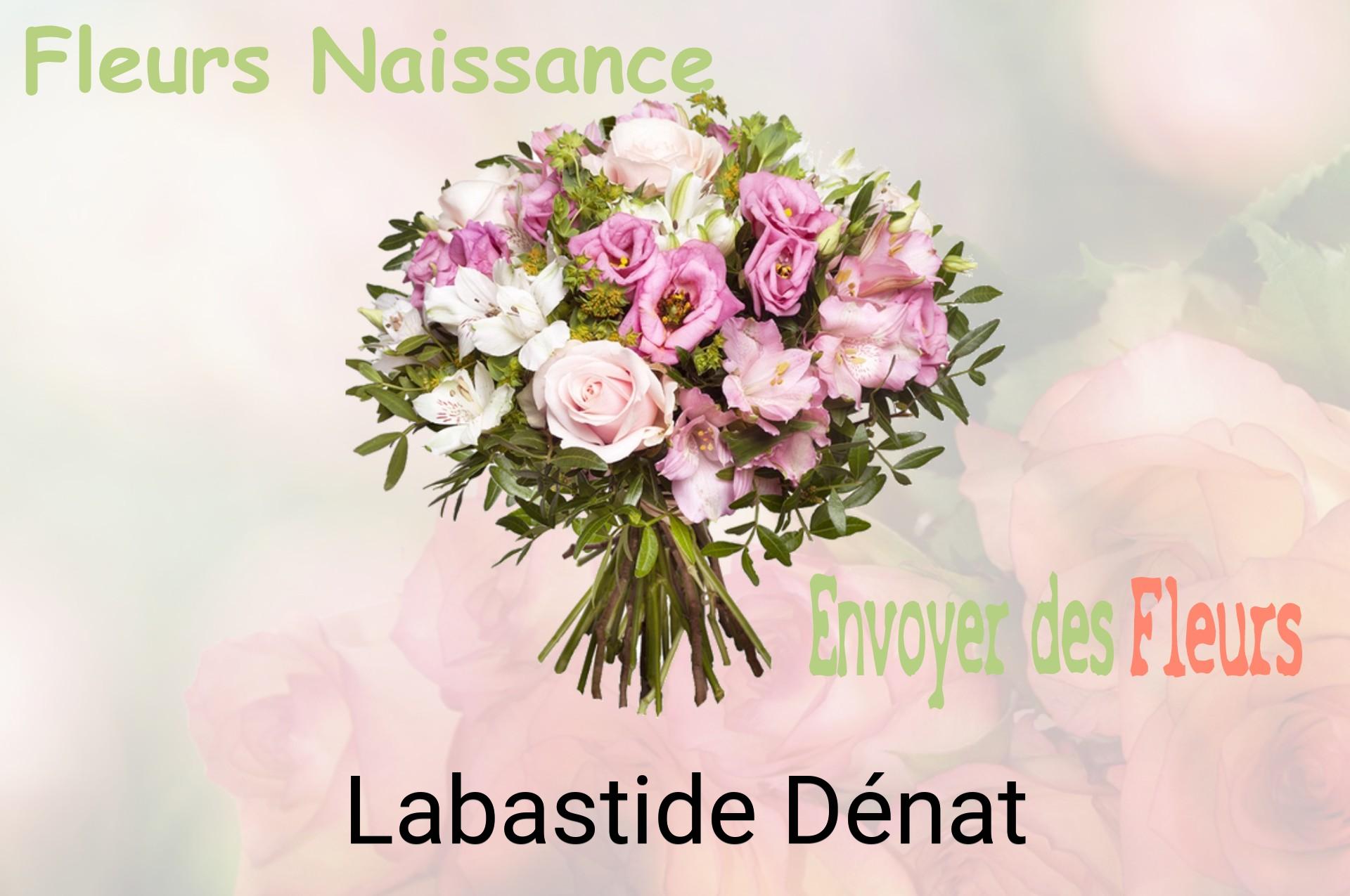 Bouquet de fleurs de naissance livré à Labastide-Dénat
